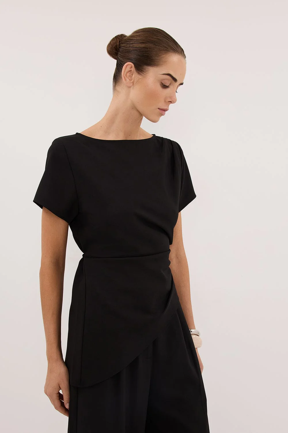 PARKER BLACK ASYM TOP - Image 2