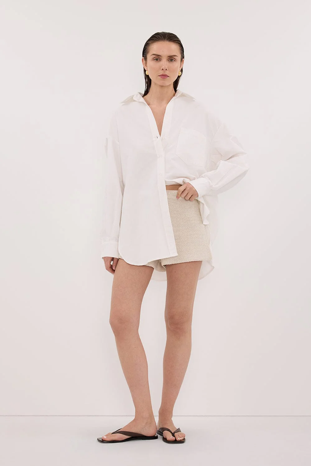 PEARL NATURAL KNIT SHORT - Image 6