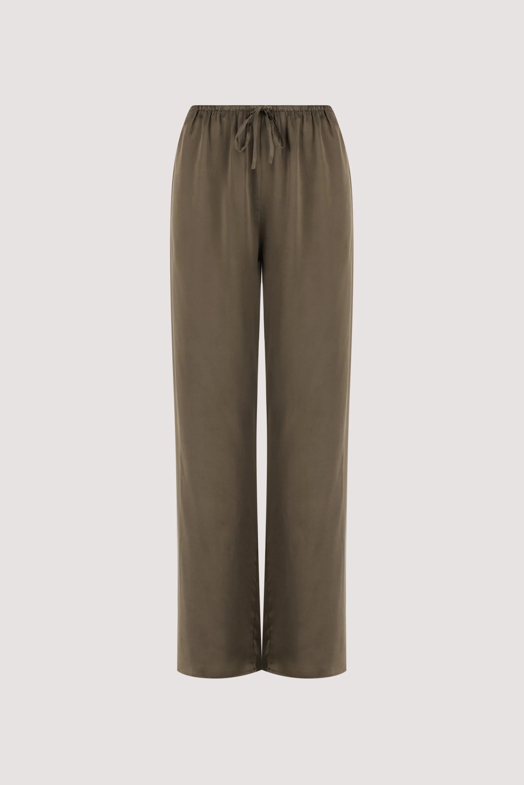 PERCY OLIVE SILK PANT - Image 6