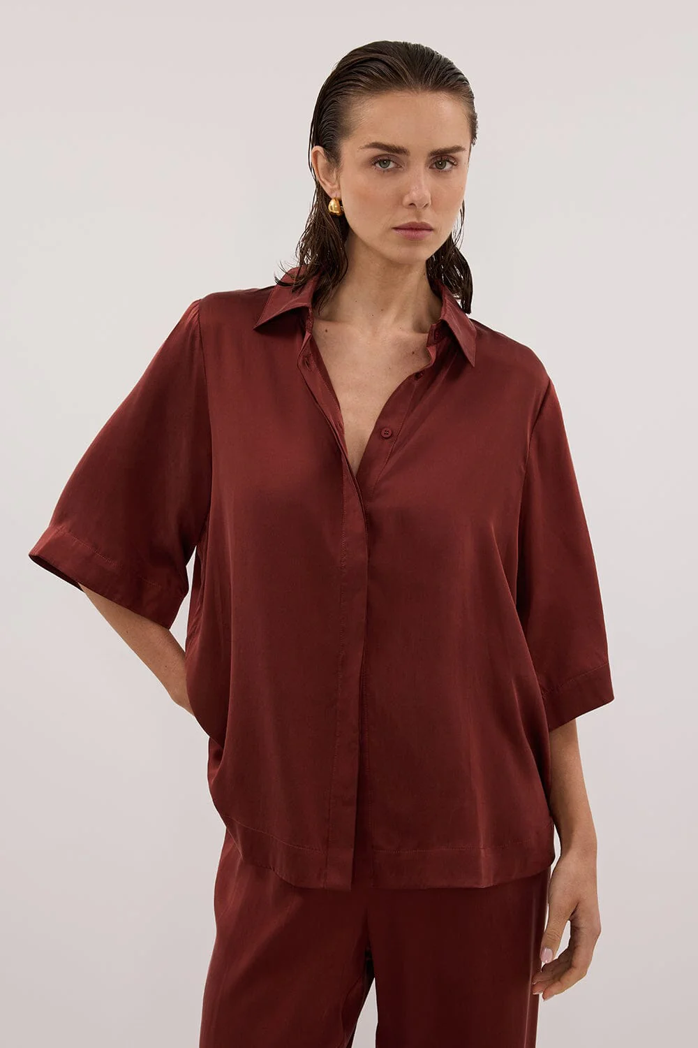 PERCY SAHARA SILK SHIRT - Image 2