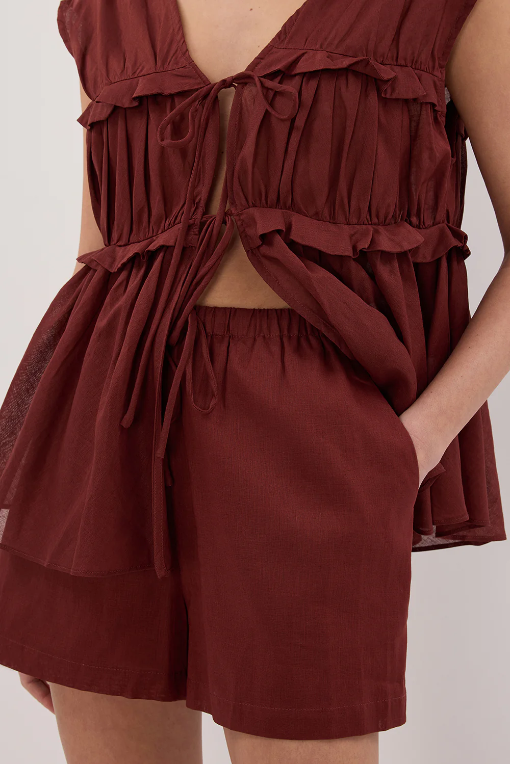 QUINN SAHARA LINEN SHORT - Image 6