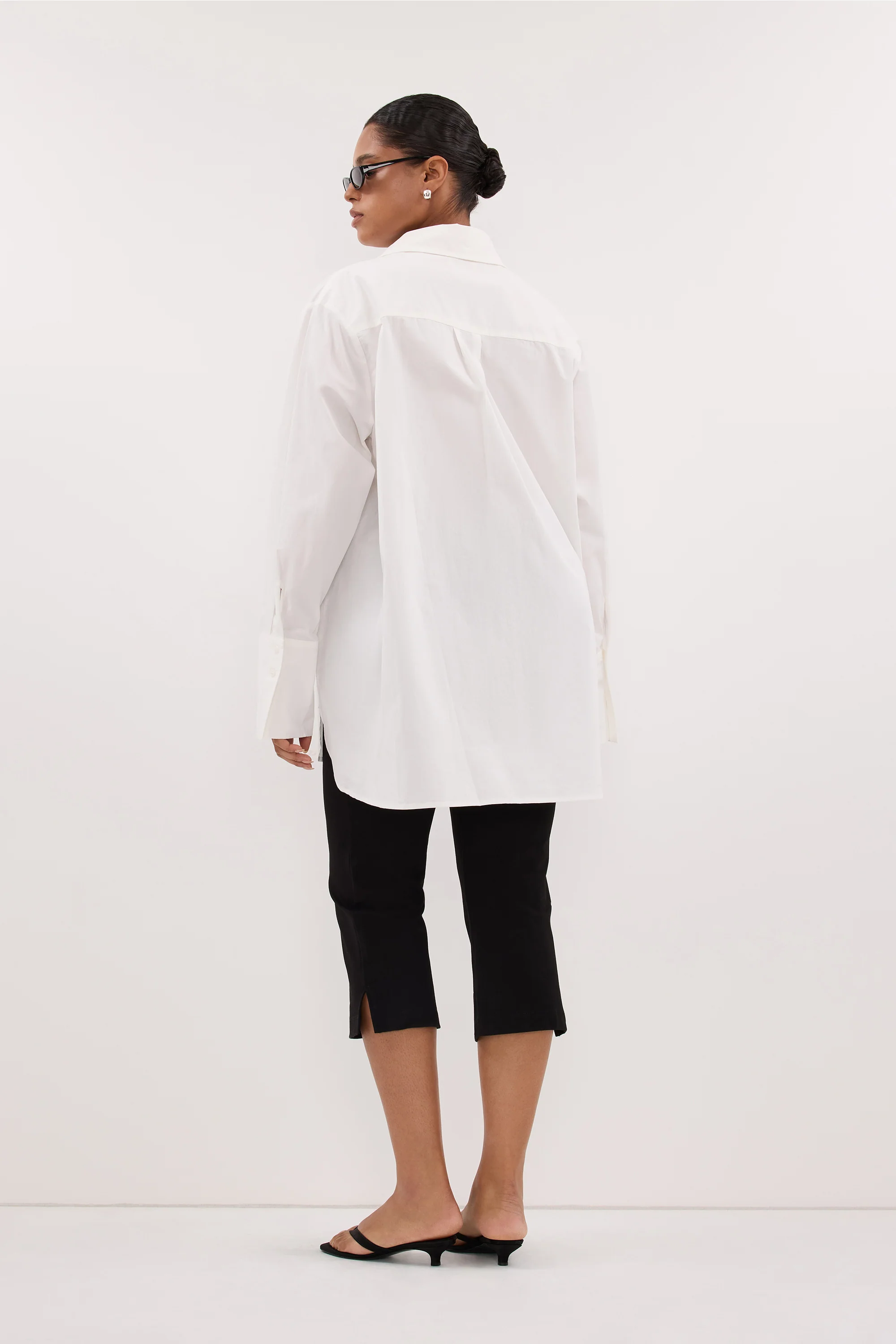 RAE WHITE LIGHT WEIGHT COTTON SHIRT - Image 7