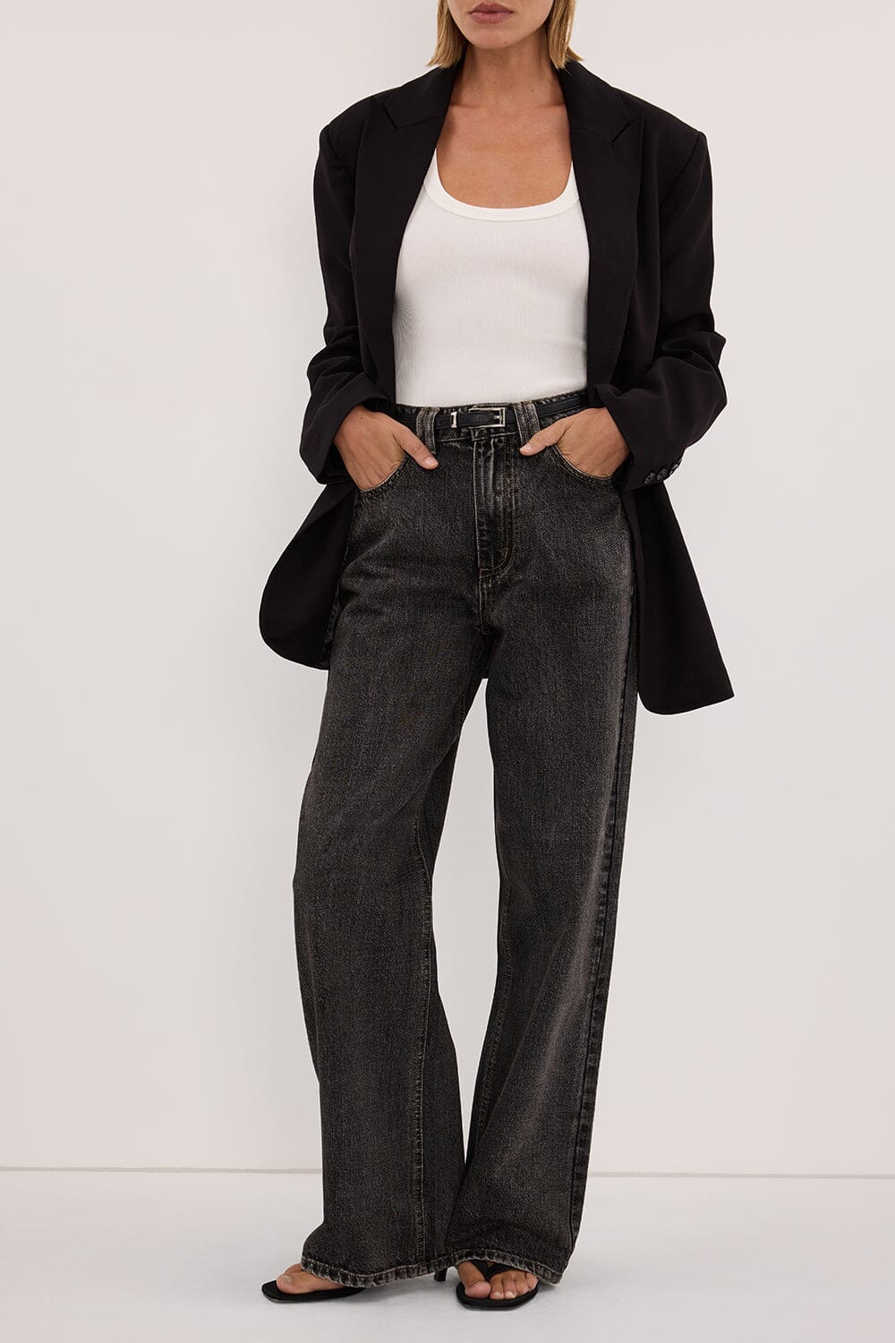REAGAN 2.0 WASHED BLACK SLOUCHY JEAN - Image 2