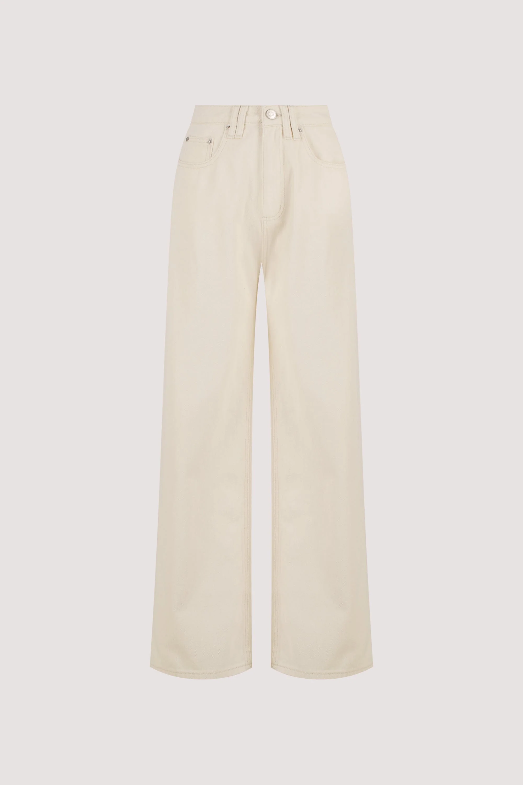 REAGAN 2.0 CREAM SLOUCHY JEAN - Image 6