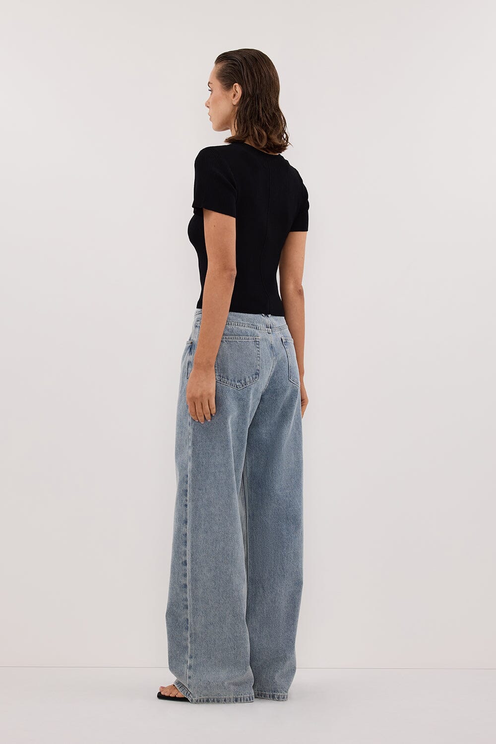 REAGAN 2.0 LIGHT BLUE TALL SLOUCHY JEAN - Image 4