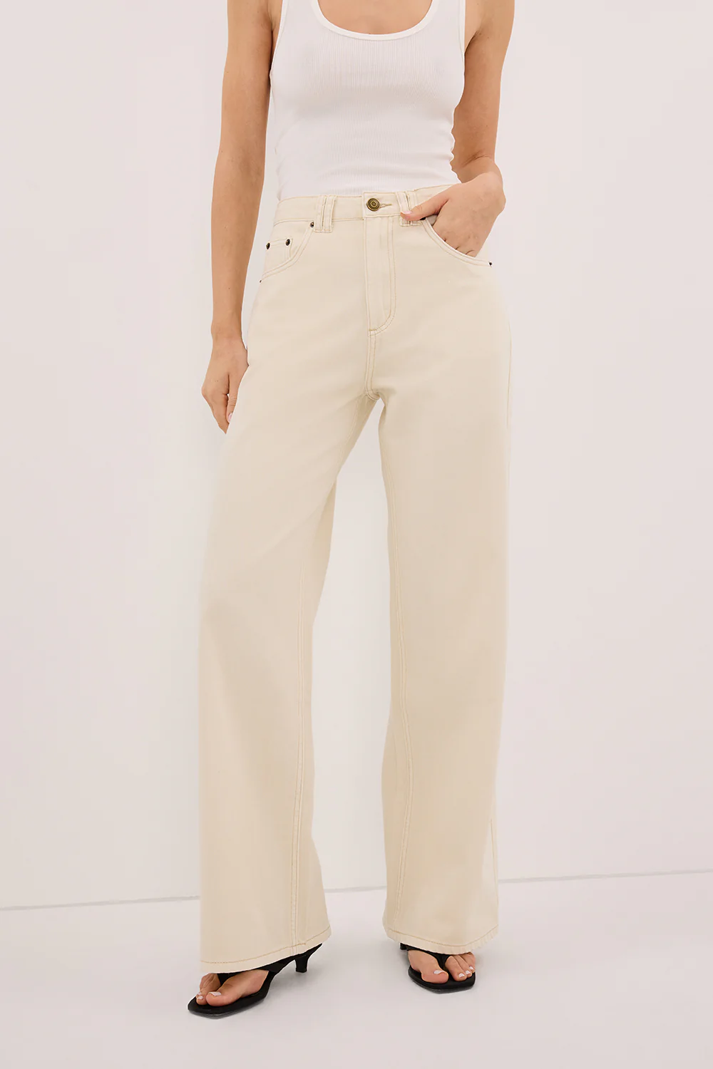 REAGAN 2.0 NATURAL SLOUCHY JEAN - Image 2