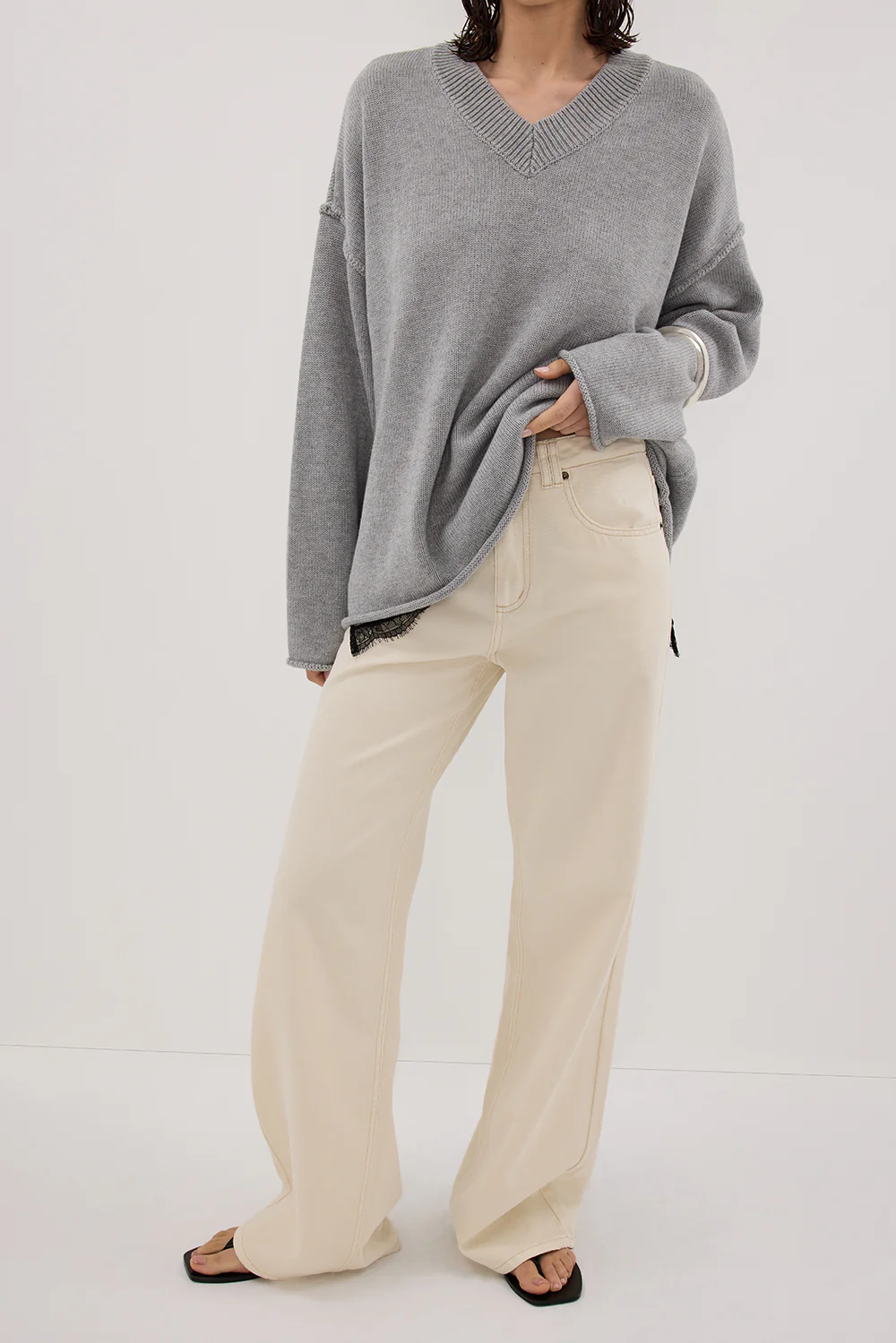 REAGAN 2.0 NATURAL TALL SLOUCHY JEAN - Image 2