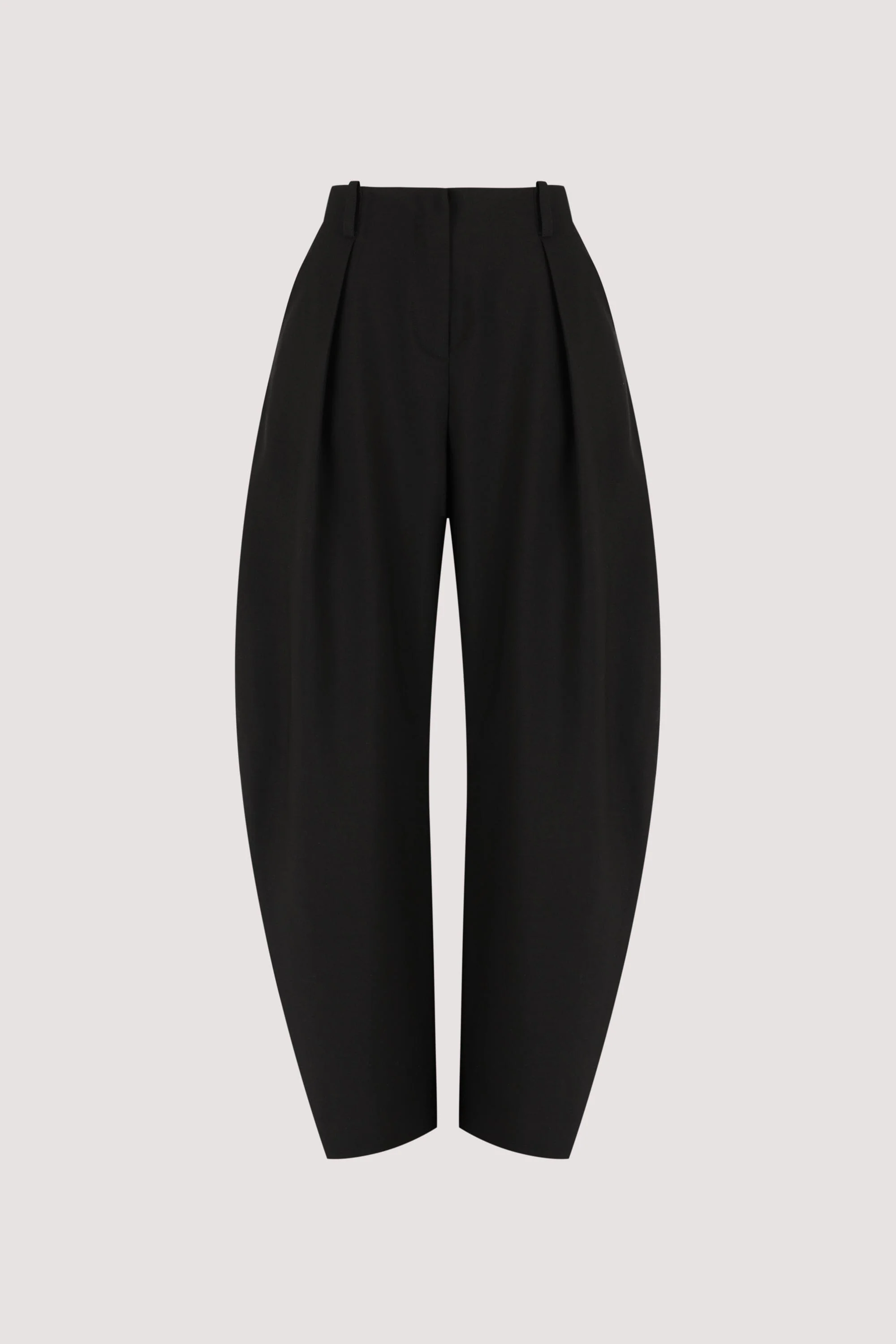 ROMY BLACK BARREL LEG TAILORED PANT - Image 8