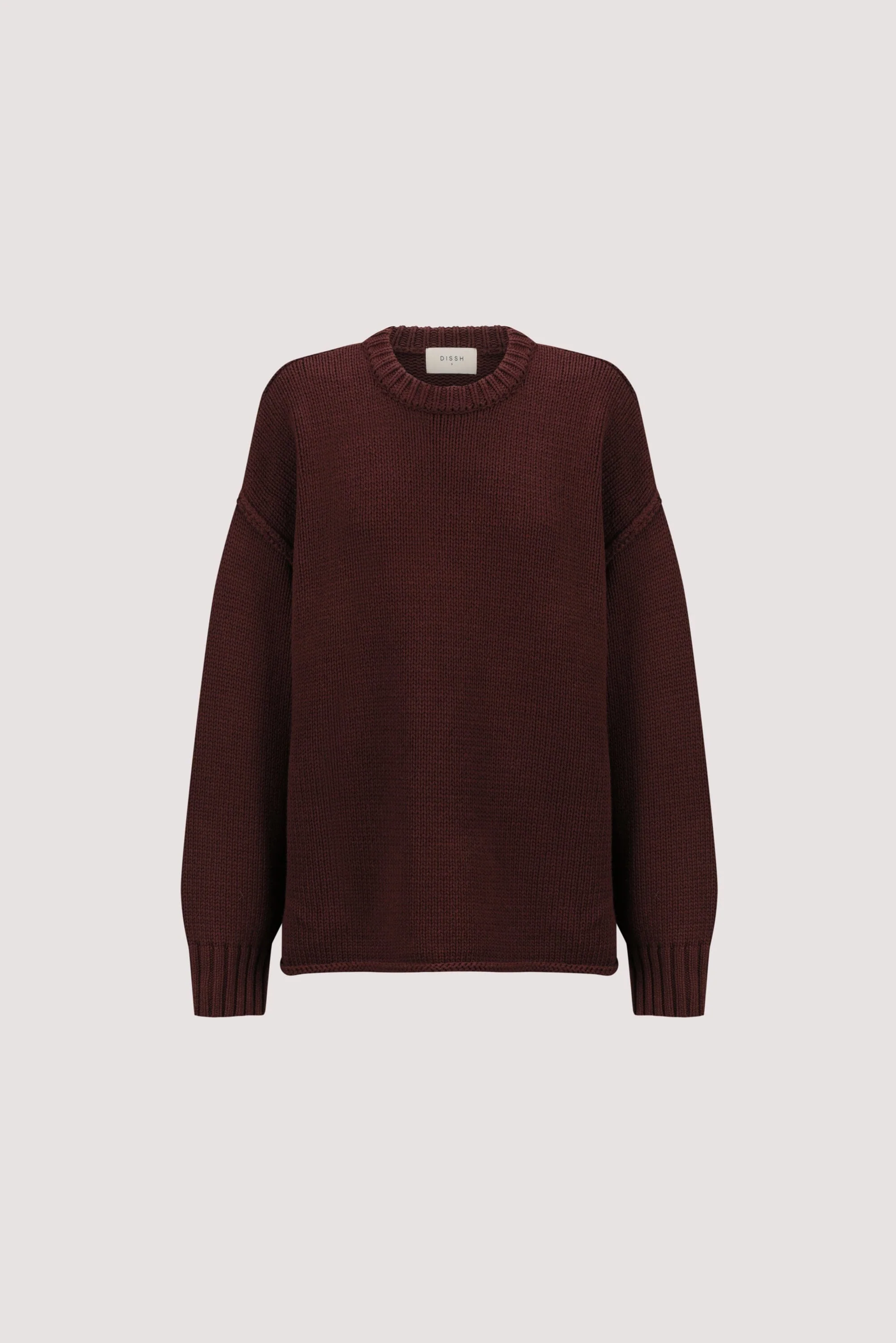 ROY WALNUT OVERSIZED LONGLINE KNIT JUMPER - Image 6