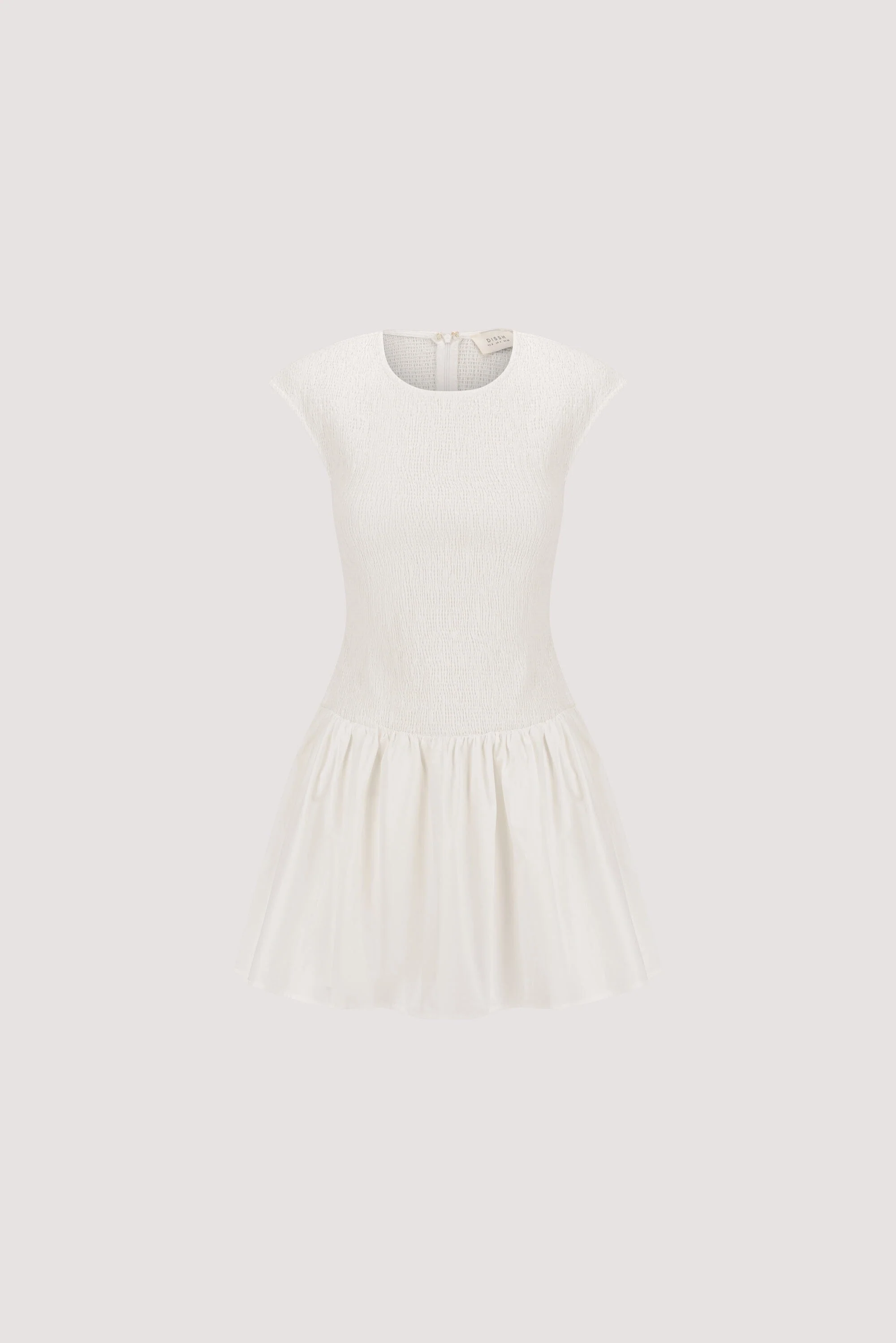 RUBI WHITE COTTON MINI DRESS - Image 7