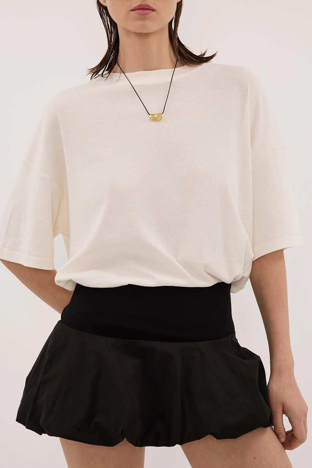 RUEBEN BLACK MINI SKIRT - Image 5