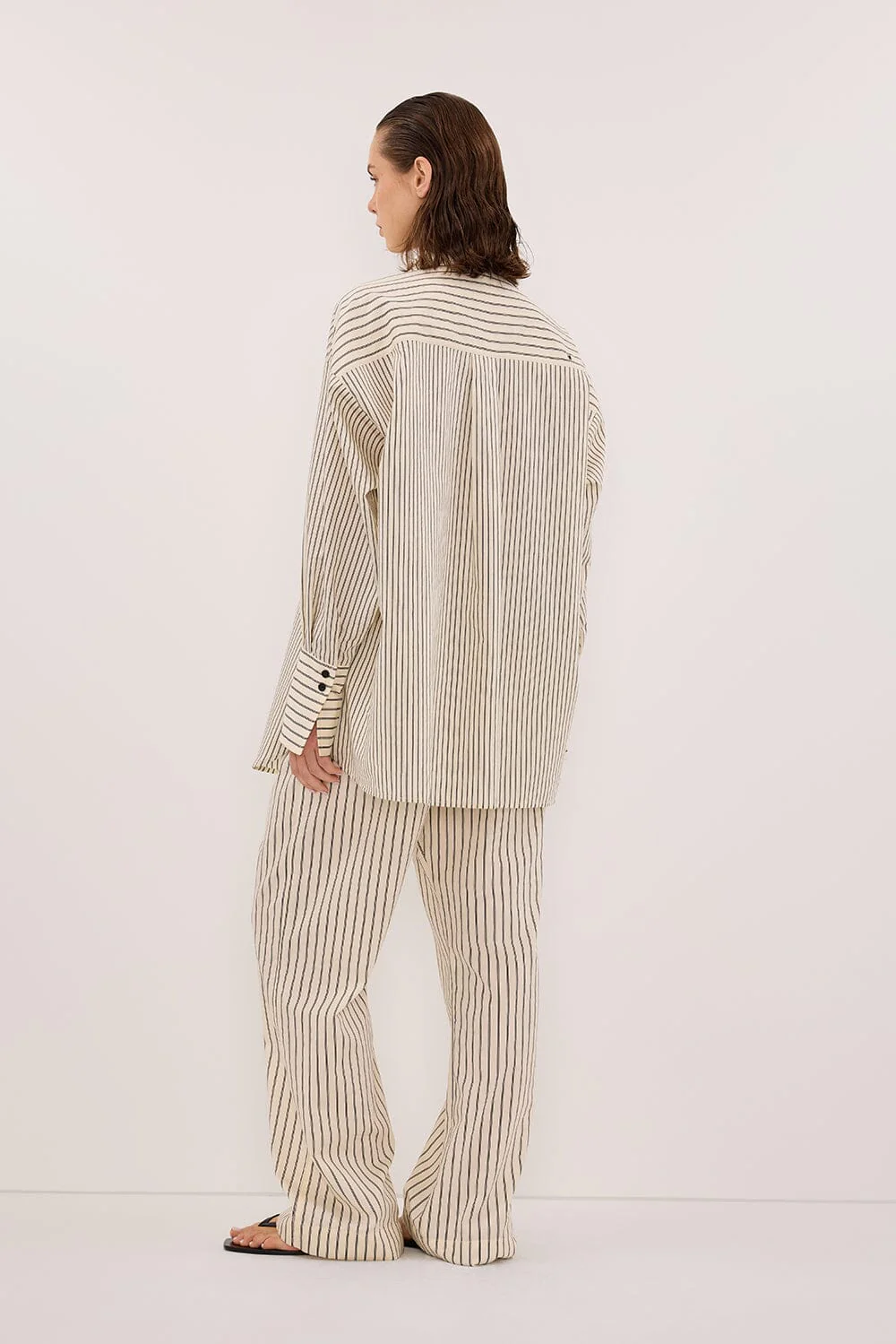 SABLE CREAM SILK BLEND PANT - Image 4