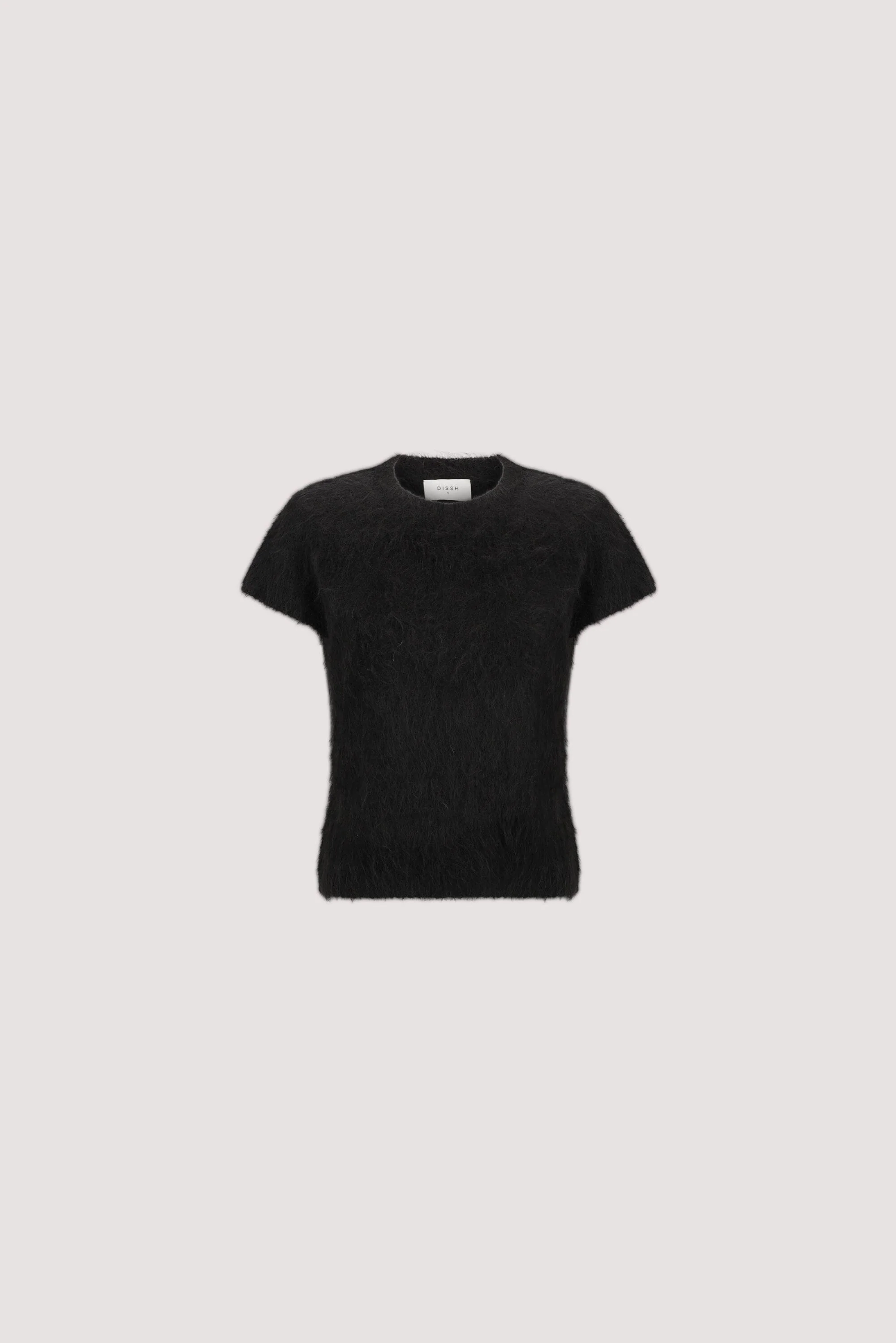 SALMA BLACK CAP SLEEVE KNIT TOP - Image 6