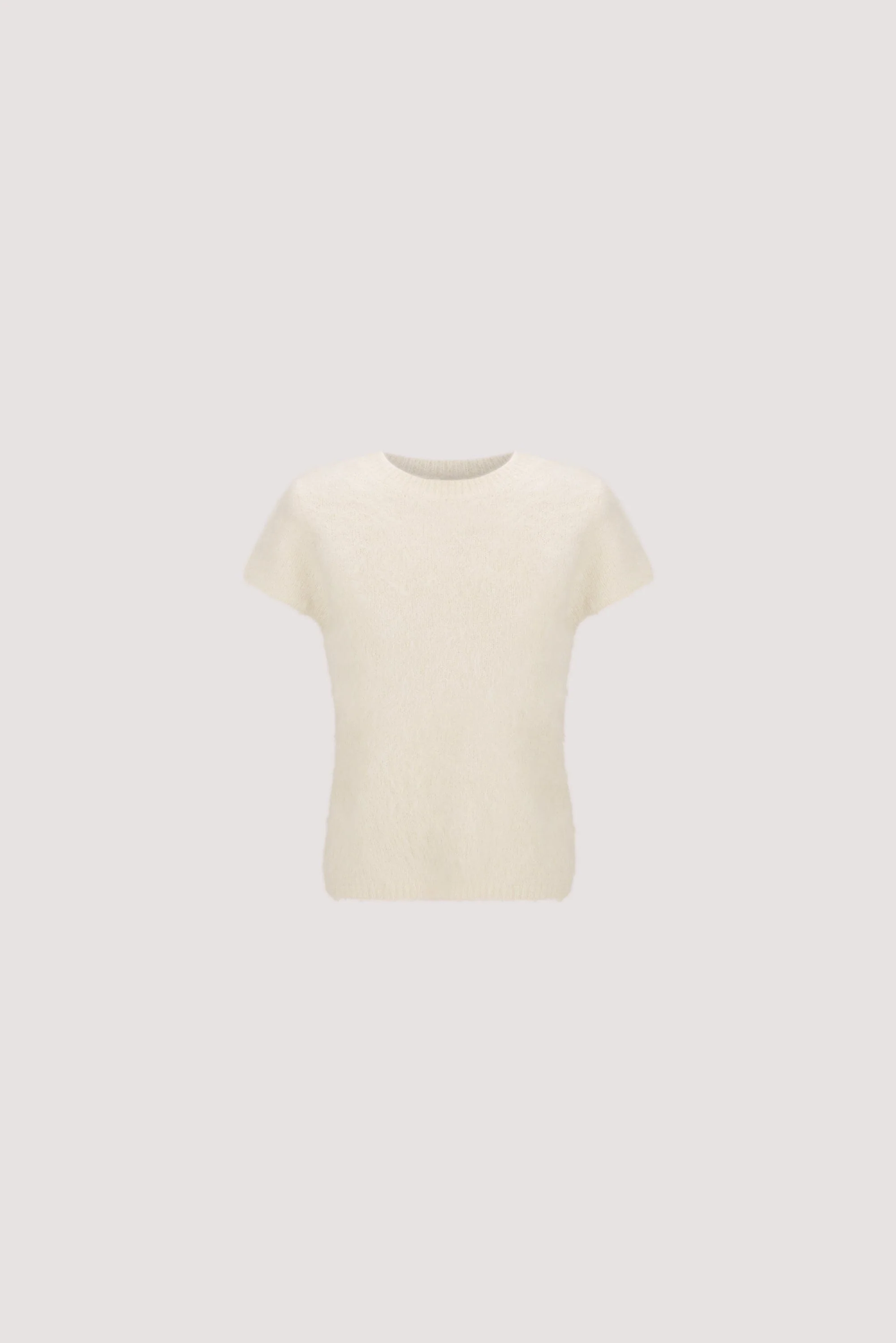 SALMA IVORY CAP SLEEVE KNIT TOP - Image 6