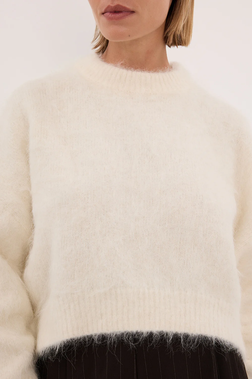 SALMA IVORY TUCK SLEEVE JUMPER - Image 5