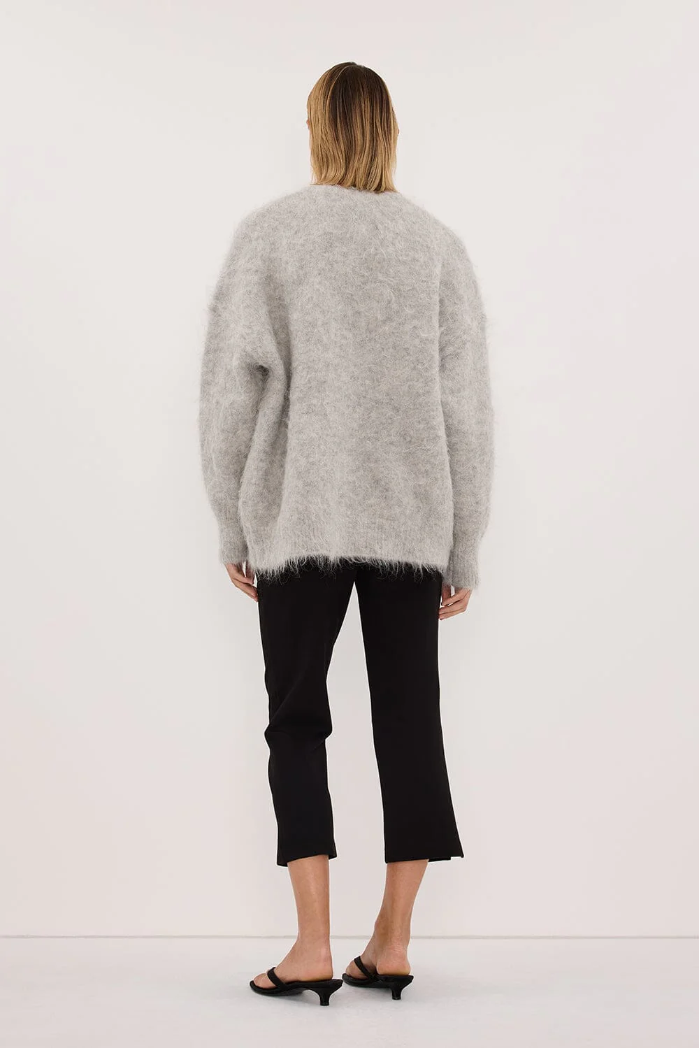 SALMA SILVER LONGLINE CARDIGAN - Image 4