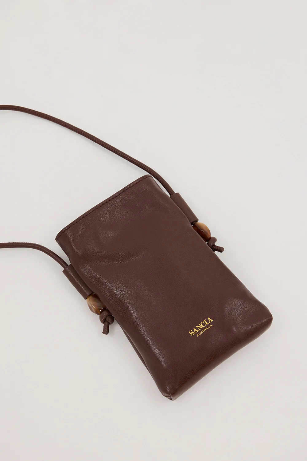 SANCIA THE ALVIDE COCOA PHONE BAG - Image 4