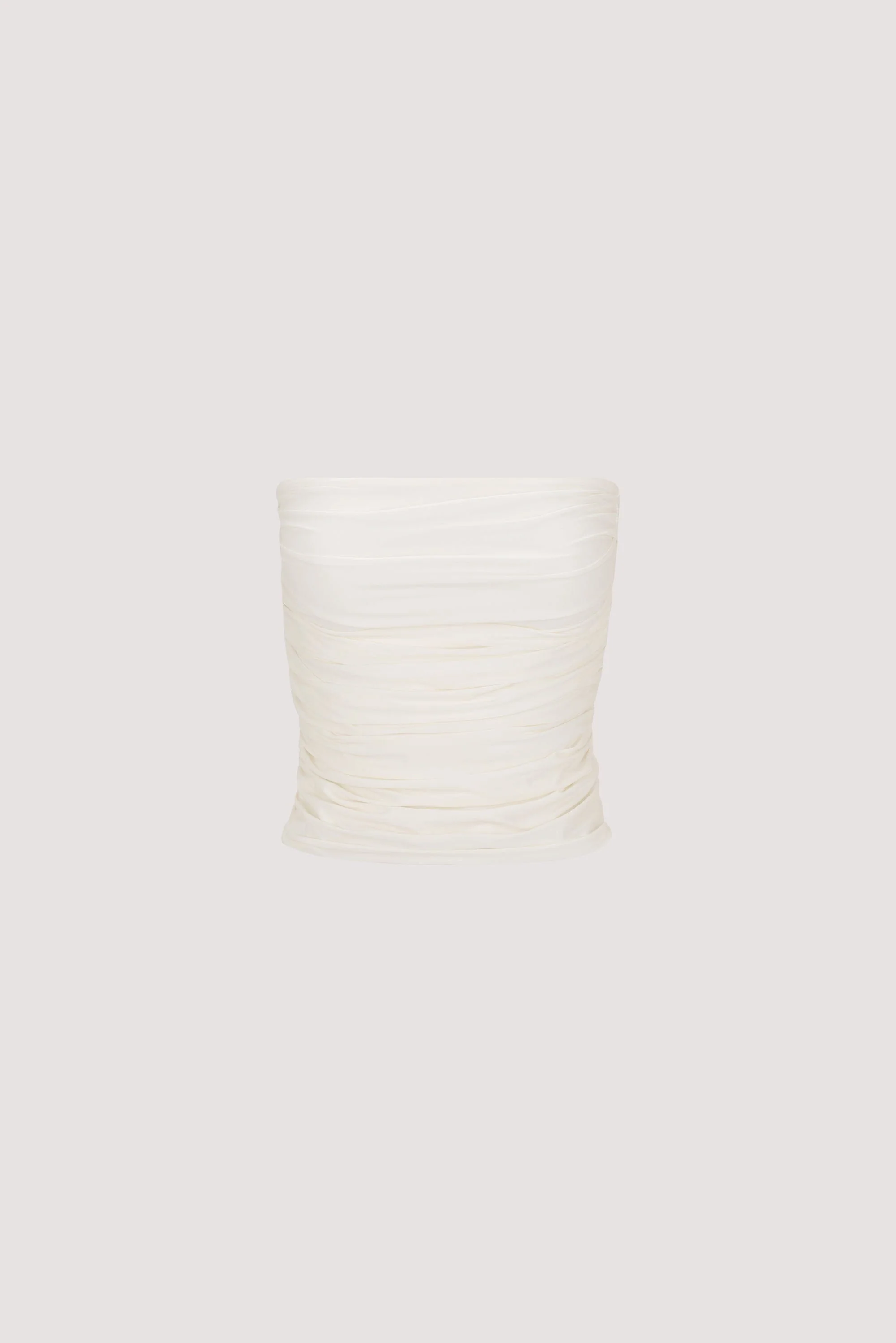 SHARI OFF WHITE STRAPLESS BANDEAU TOP - Image 9