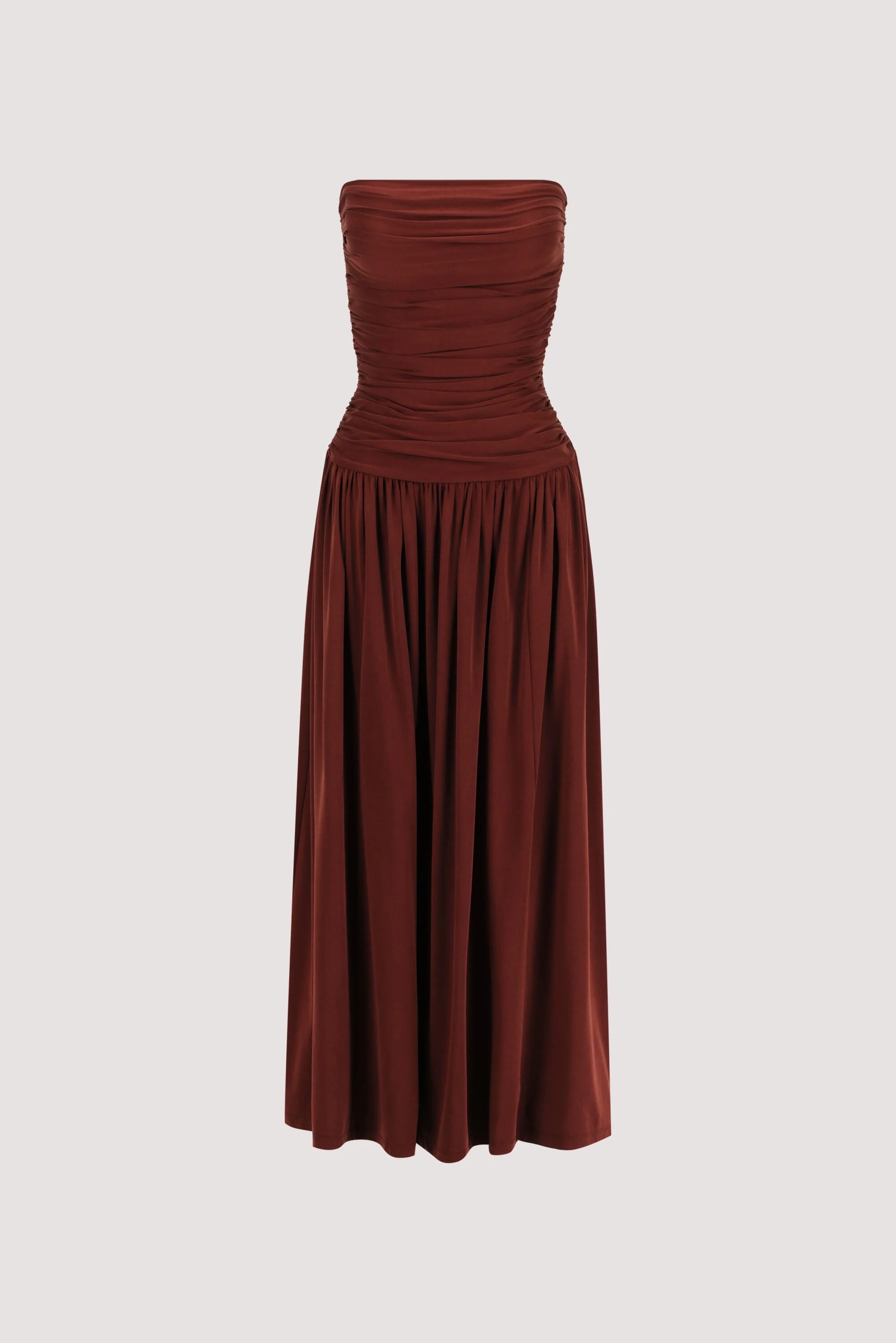 SHARI SAHARA STRAPLESS BANDEAU MIDI DRESS - Image 7