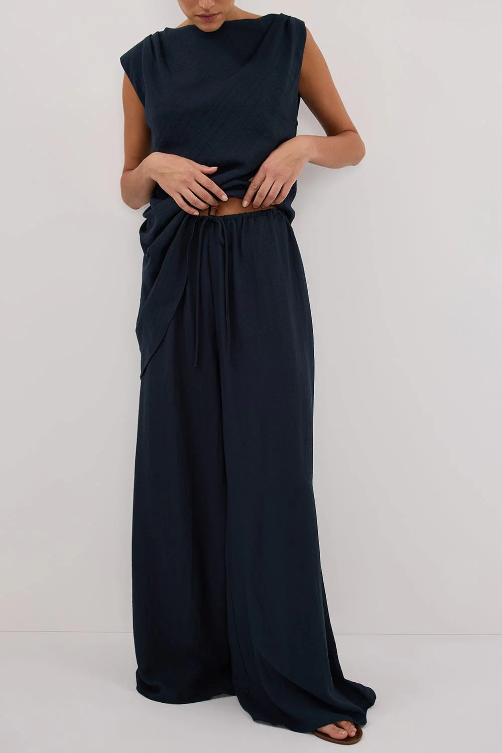 SHYLA SLATE WIDE LEG PANT - Image 2