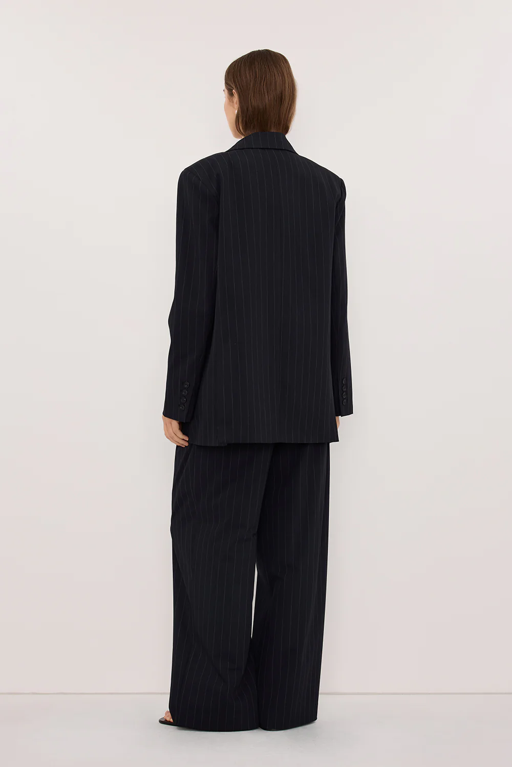 SIAN INK STRIPE TAILORED WIDE PANT - Image 7