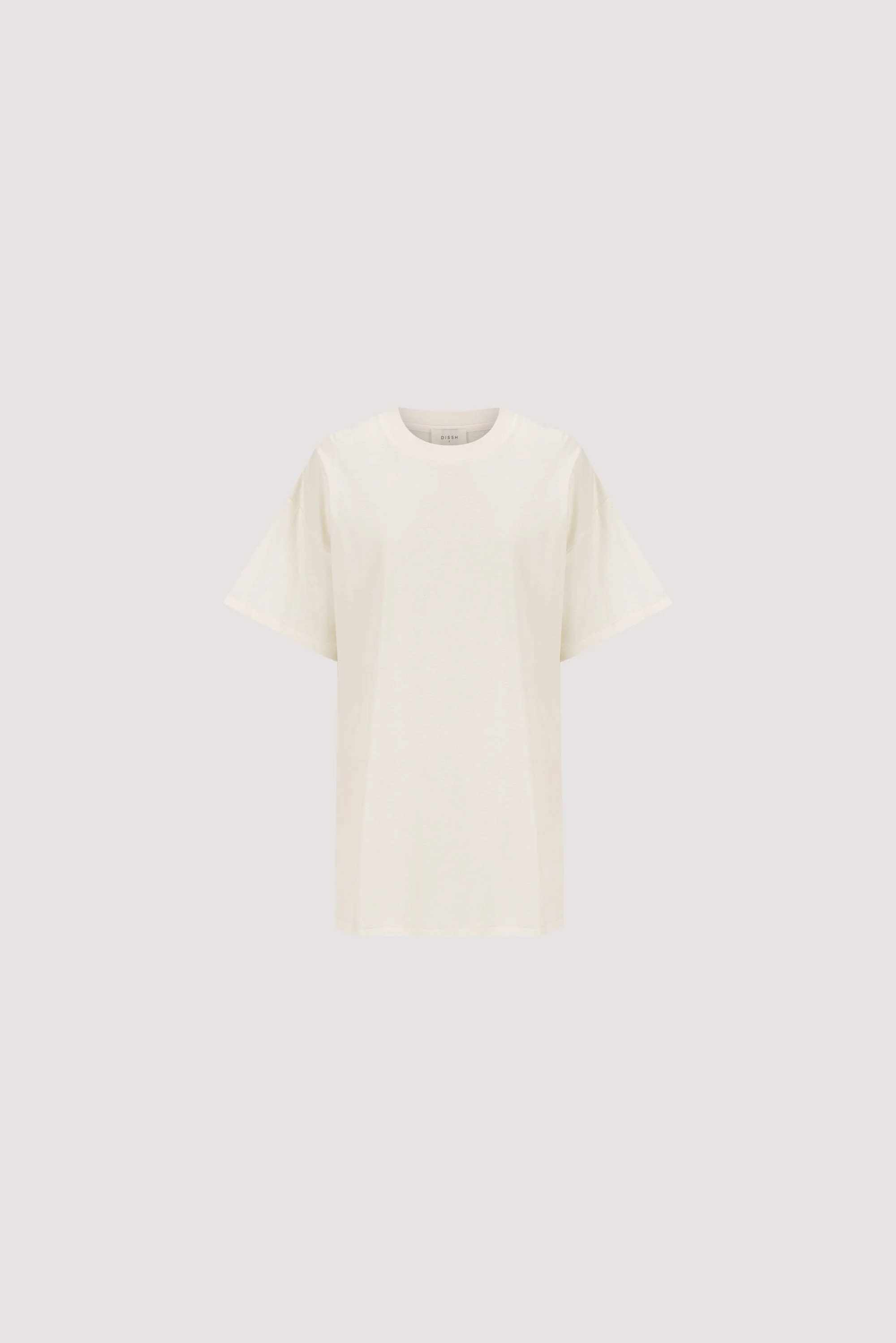 SLOANE CREAM COTTON LONGLINE TEE - Image 8