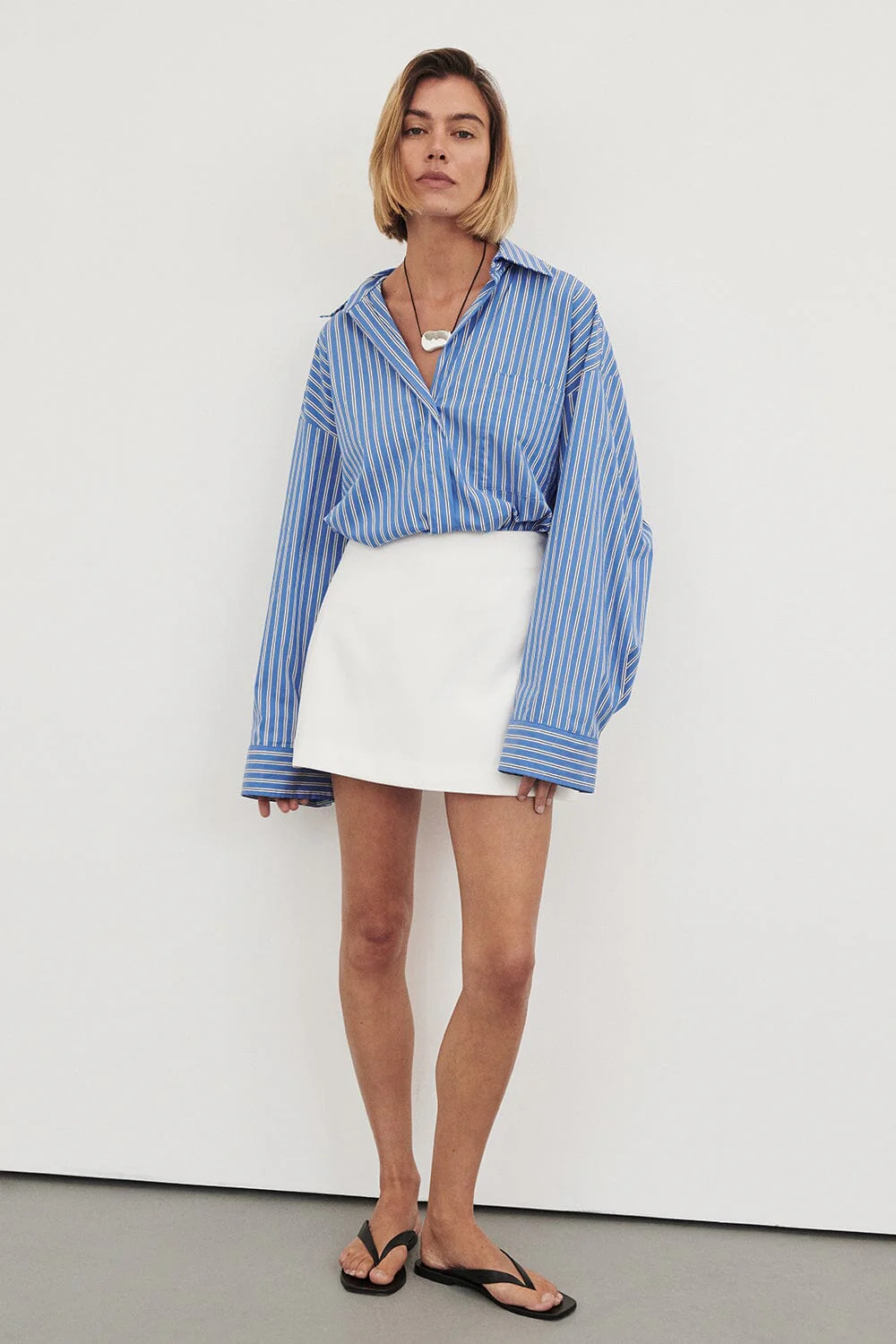 SOHO WHITE TAILORED SKORT - Image 2