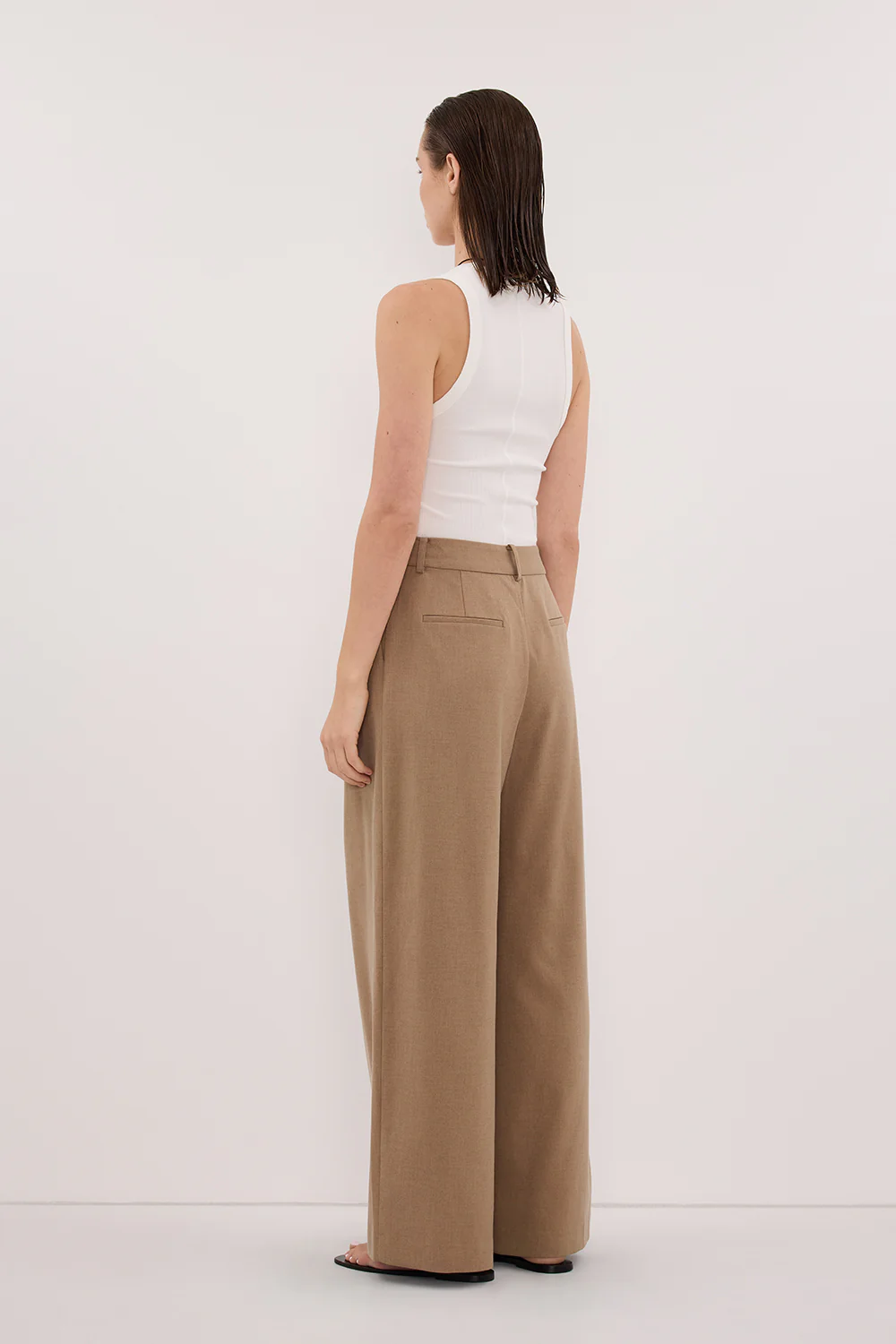 SORAYA TAN MARLE RELAXED TAILORED PANT - Image 4