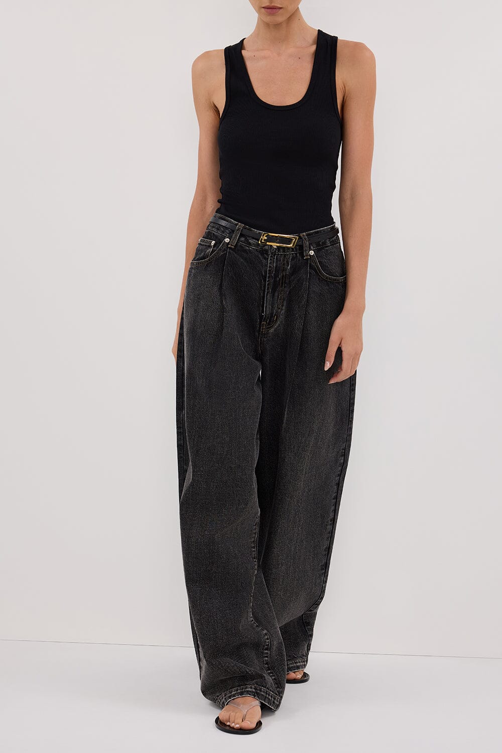 STERLING WASHED BLACK DENIM JEAN - Image 2