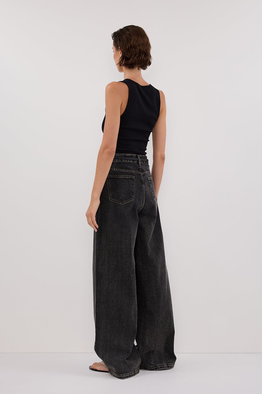 STERLING WASHED BLACK DENIM JEAN - Image 4