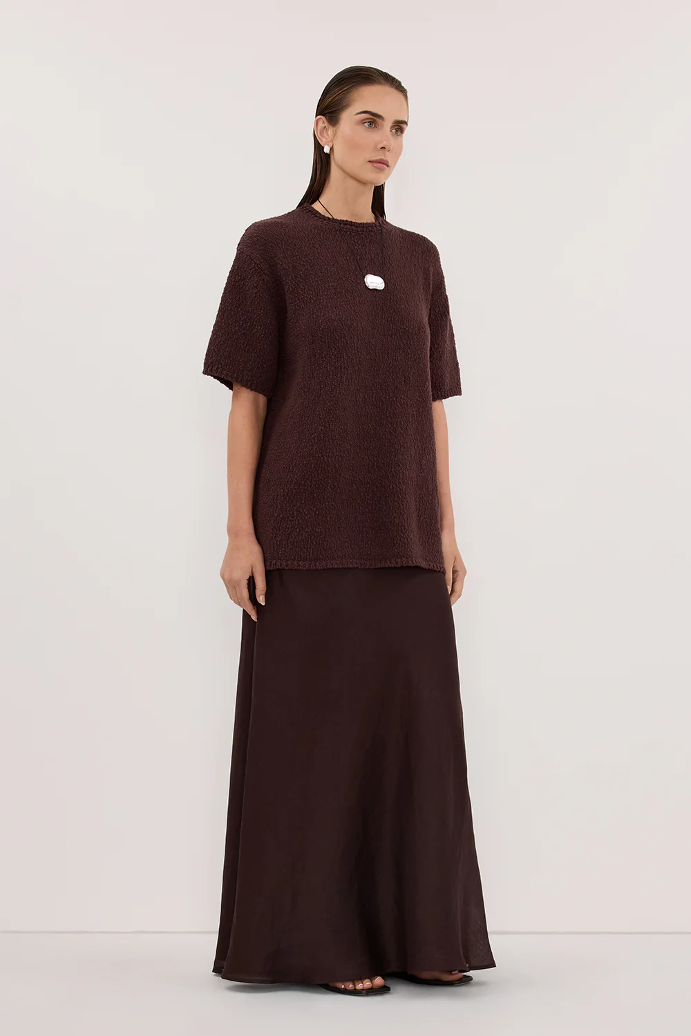 SUE CHOC OVERSIZED KNIT TEE - Image 3