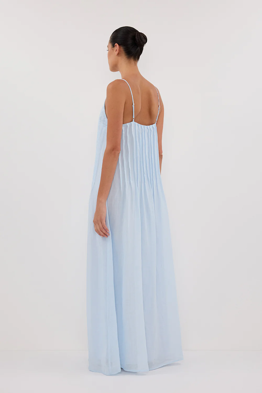 TAHLIA CORNFLOWER RAMIE MAXI DRESS - Image 4