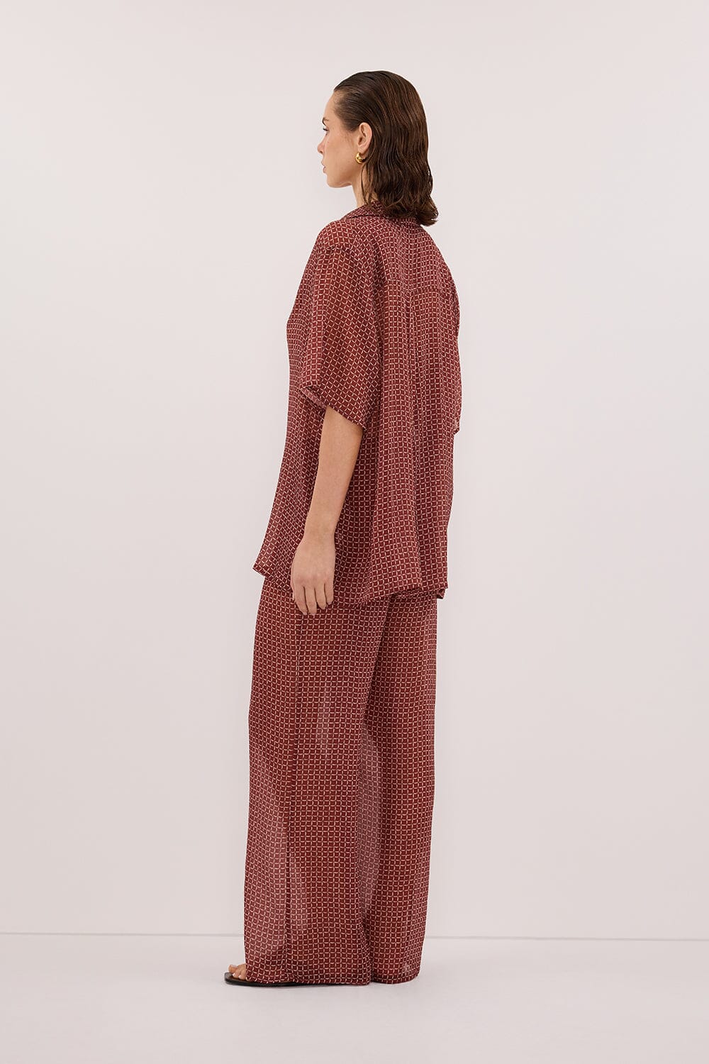 TIA SAHARA MICRO CHECK SHIRT - Image 4
