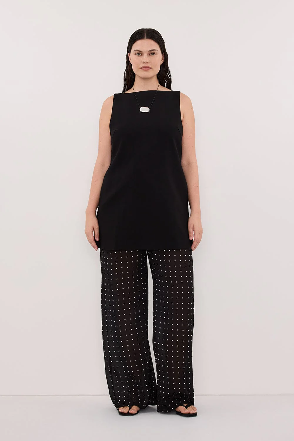 VANESSA BLACK SPOT PANT - Image 6