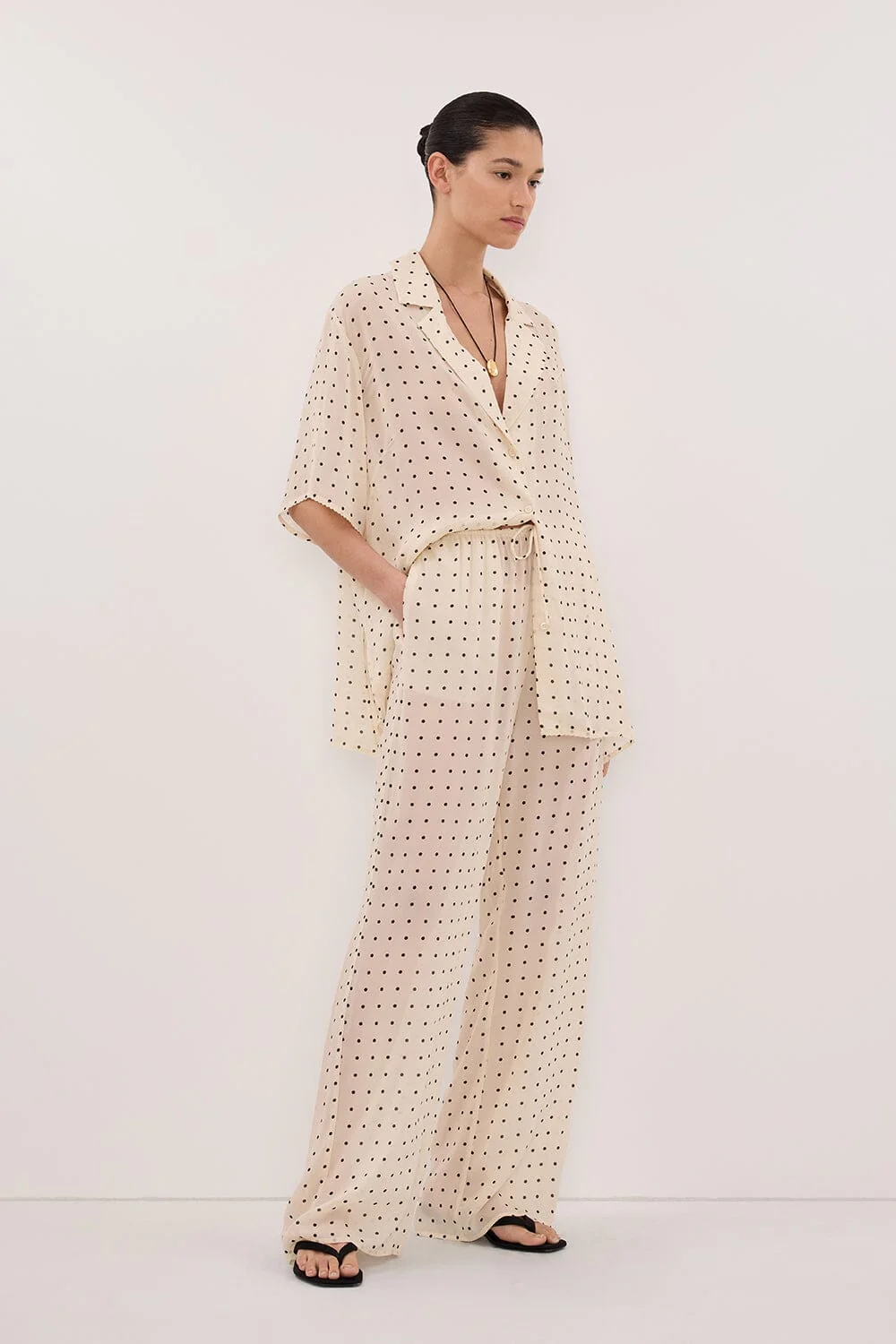 VANESSA SANDSTONE SPOT PANT - Image 4