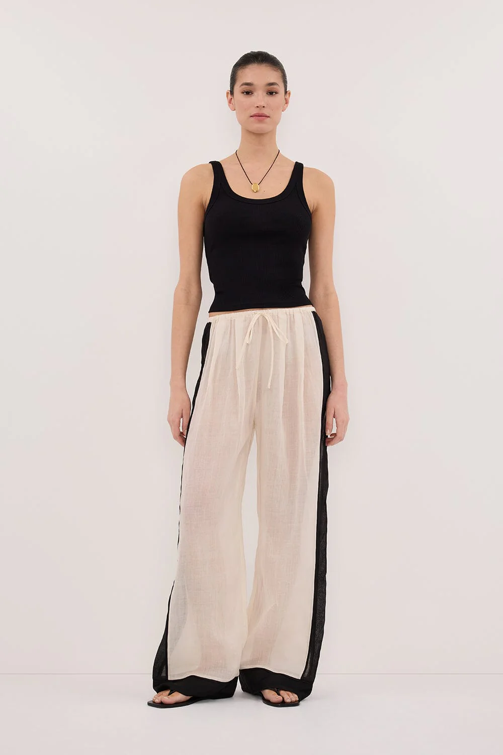 VIVIANNA SANDSTONE RAMIE PANT - Image 6