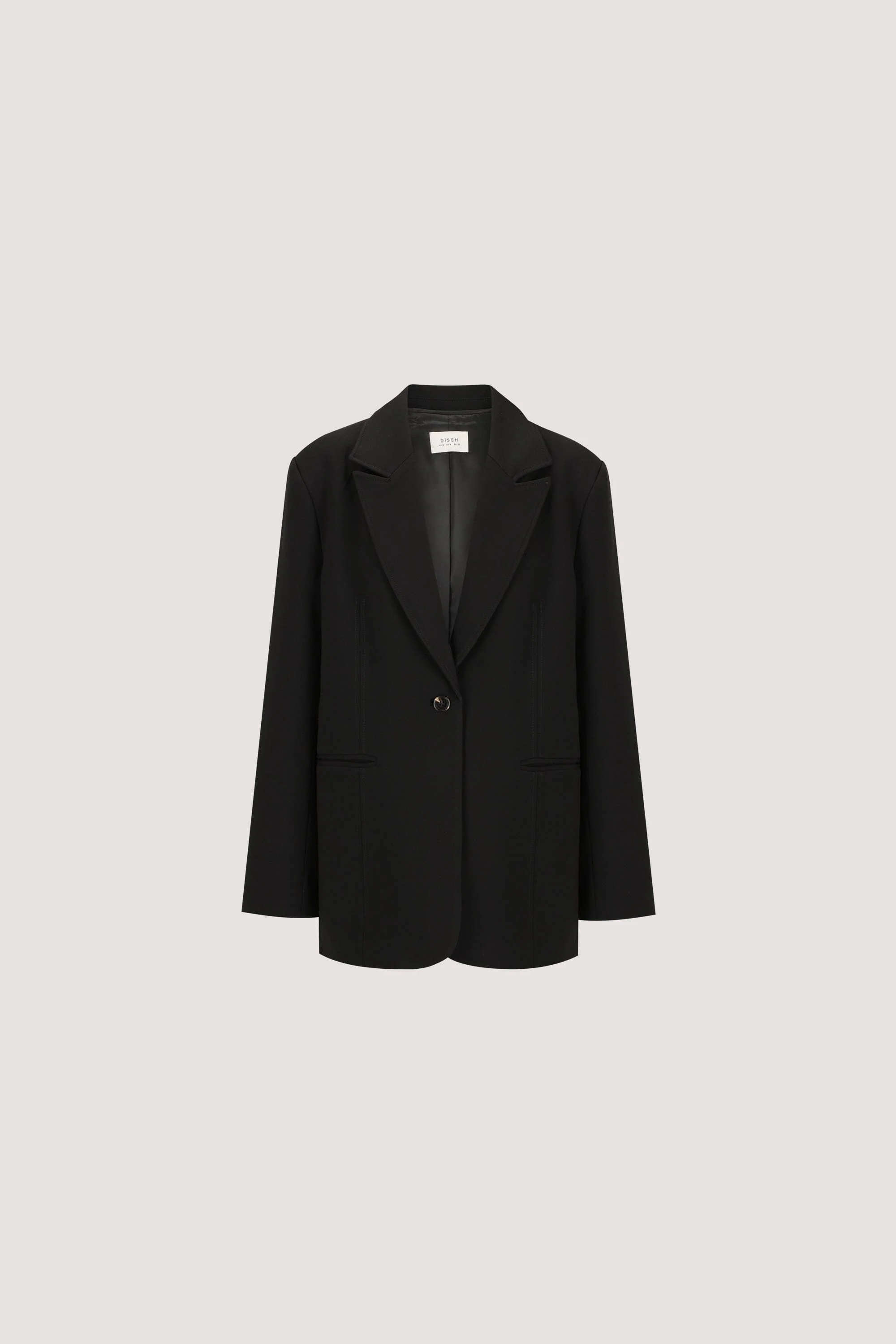 WESTWOOD BLACK OVERSIZED BOYFRIEND BLAZER - Image 7