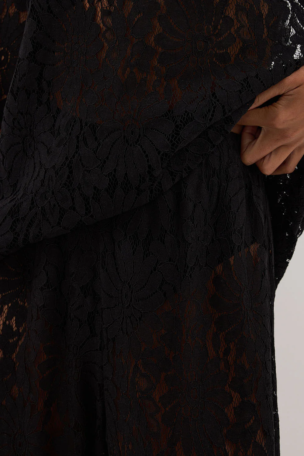 WILMA BLACK LACE PANT - Image 6