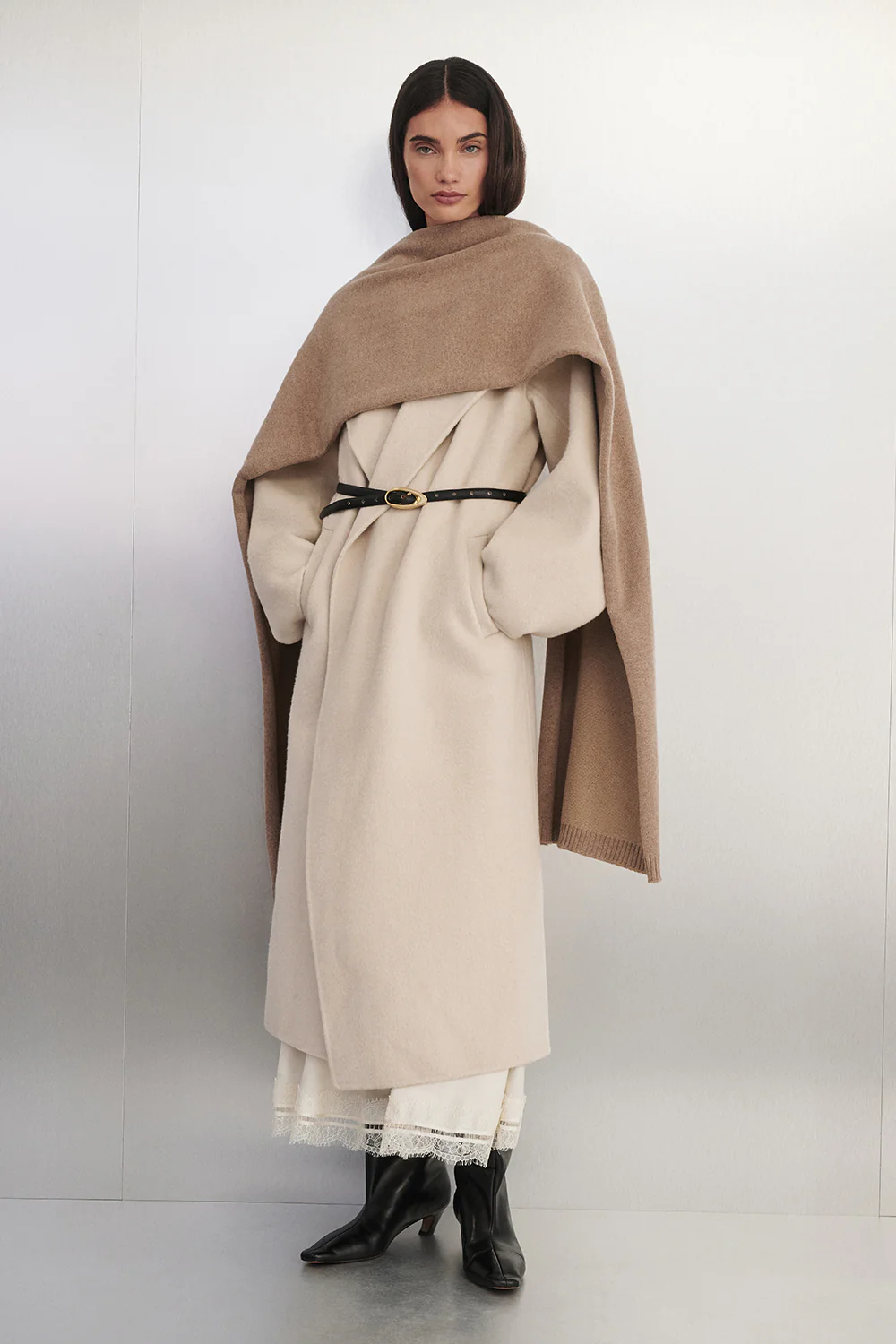 WREN BONE WOOL BLEND COAT - Image 7