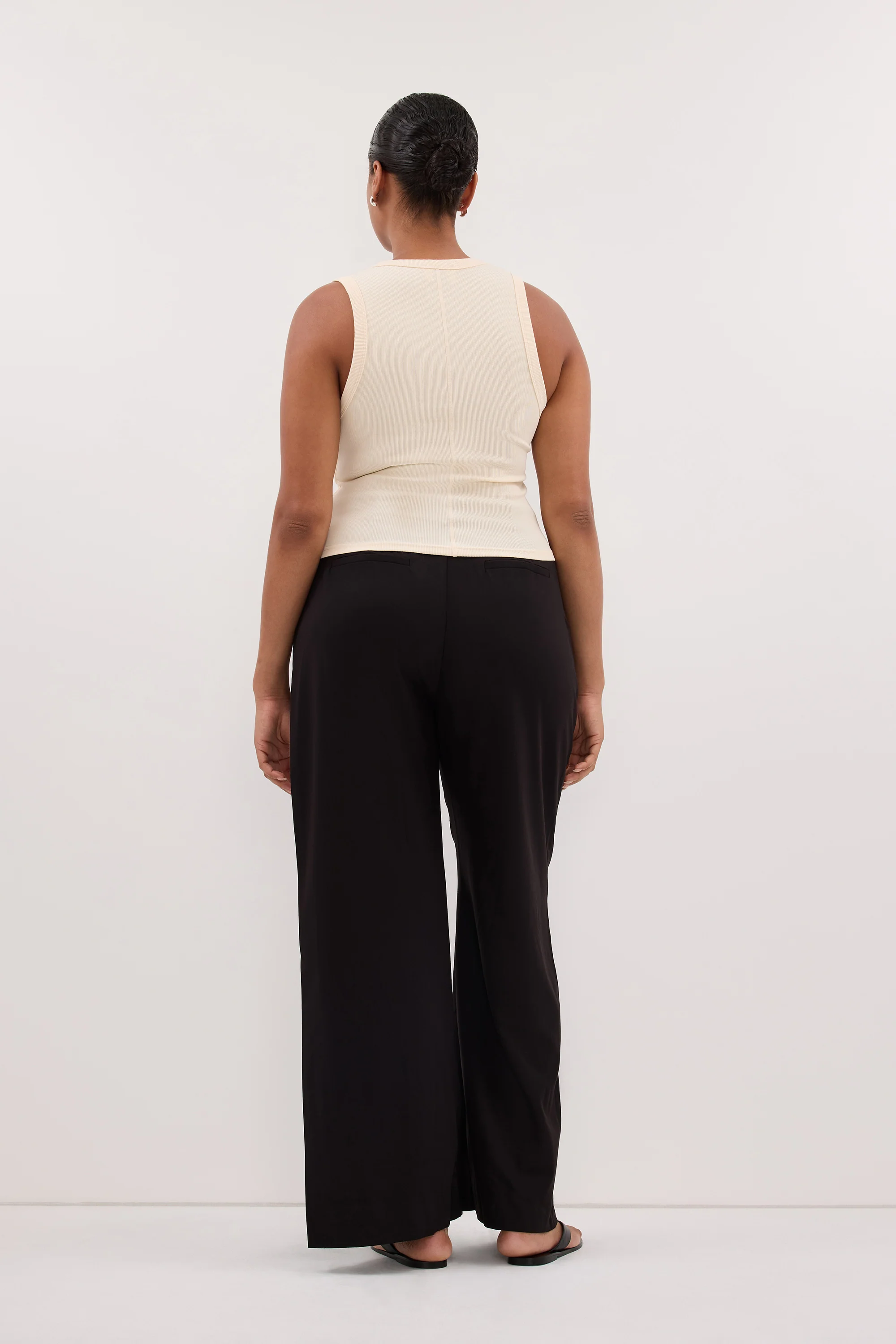 YASMIN SANDSTONE SLEEVELESS KNIT TANK - Image 7