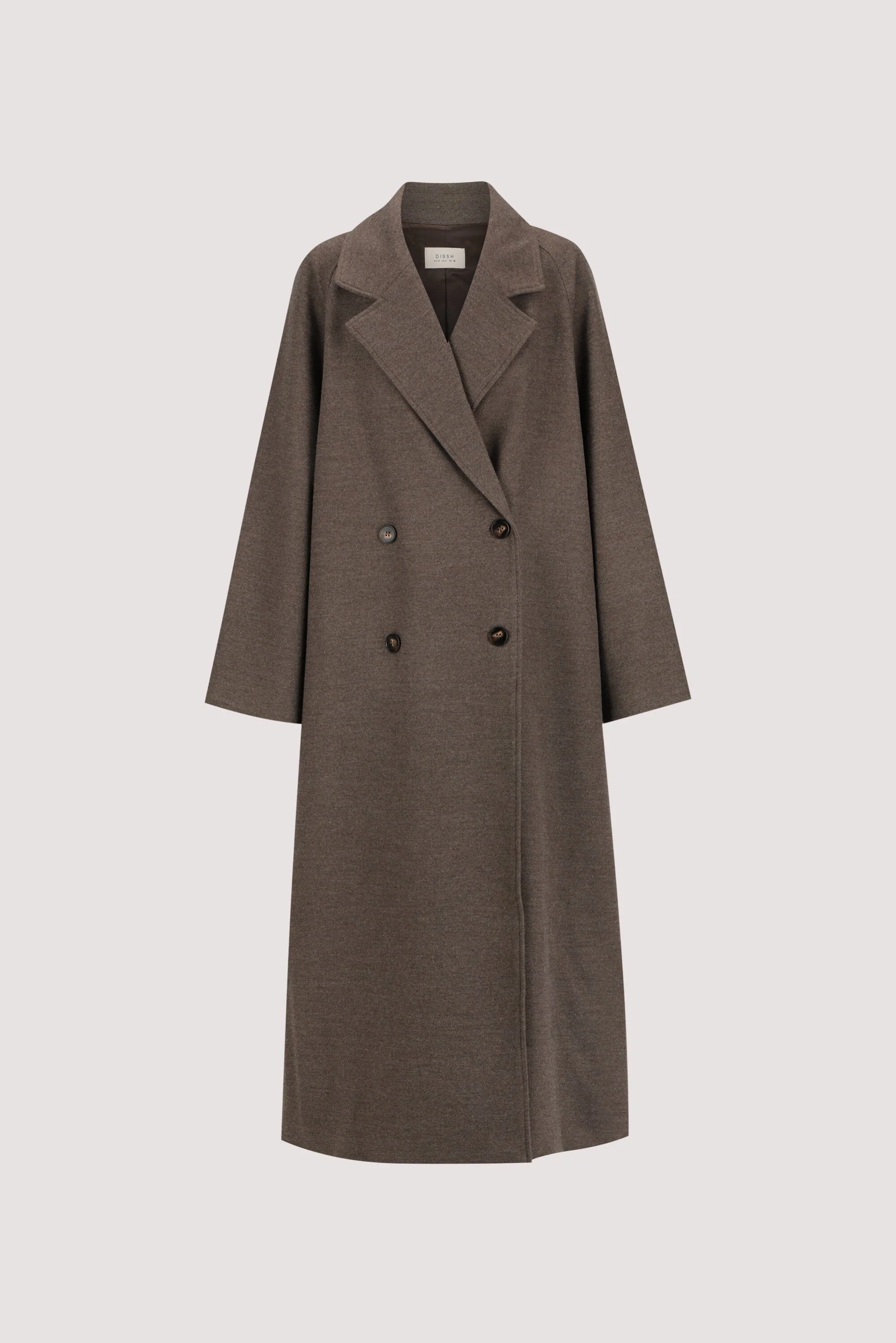 YORK COFFEE OVERSIZED WOOL BLEND COAT - Image 8